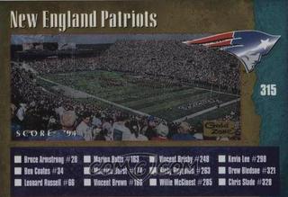 New England Patriots, New York Giants