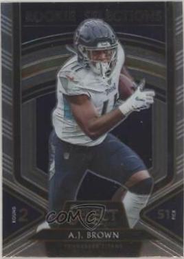 A.J. Brown #8 Football Cards 2019 Panini Select Rookie Selections