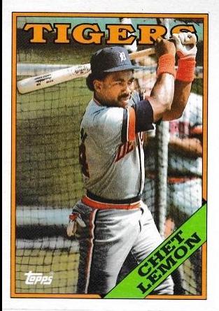 Chet Lemon #366 Baseball Cards 1988 Topps