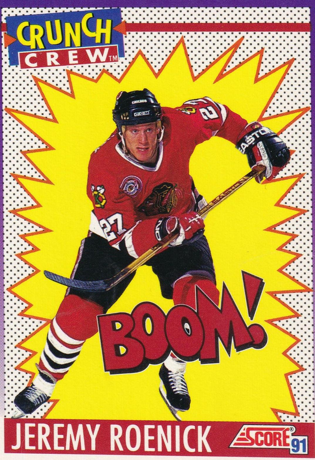 Jeremy Roenick #305 Hockey Cards 1991 Score American