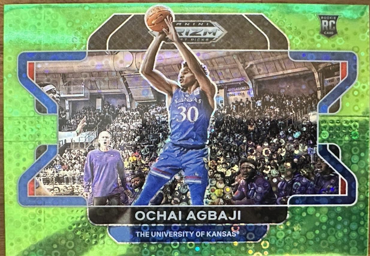 Ochai Agbaji [Neon Green Circles] #67