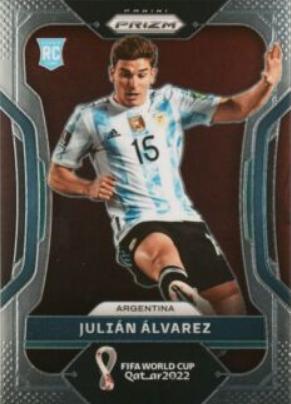 Julian Alvarez #4 Soccer Cards 2022 Panini Prizm World Cup