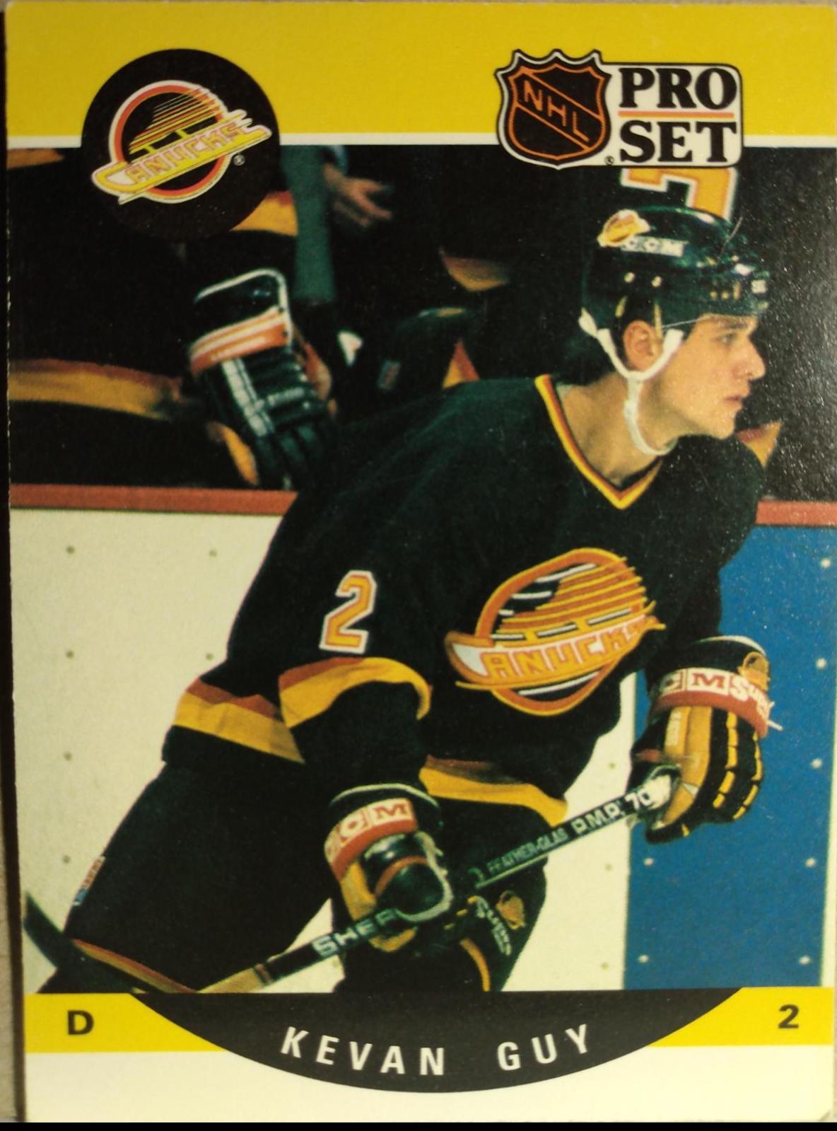 Kevan Guy #545 Hockey Cards 1990 Pro Set