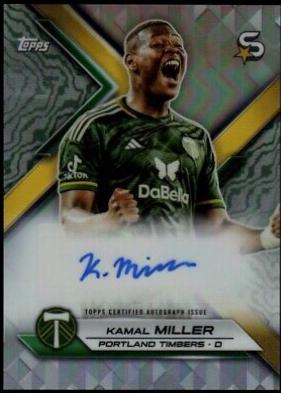 Kamal Miller #SA-KM Soccer Cards 2024 Topps Superstars MLS Superstar Autograph
