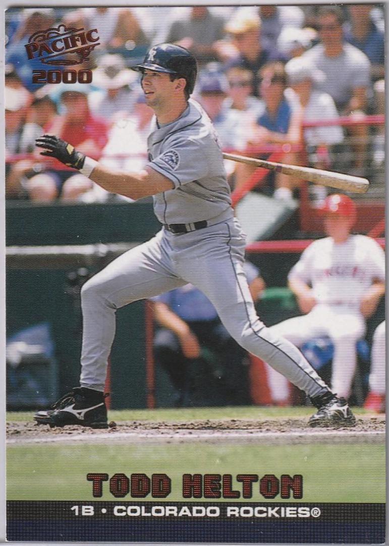 Todd Helton Baseball Cards 2000 Pacific