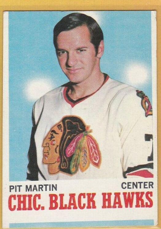 Pit Martin #18 Hockey Cards 1970 Topps