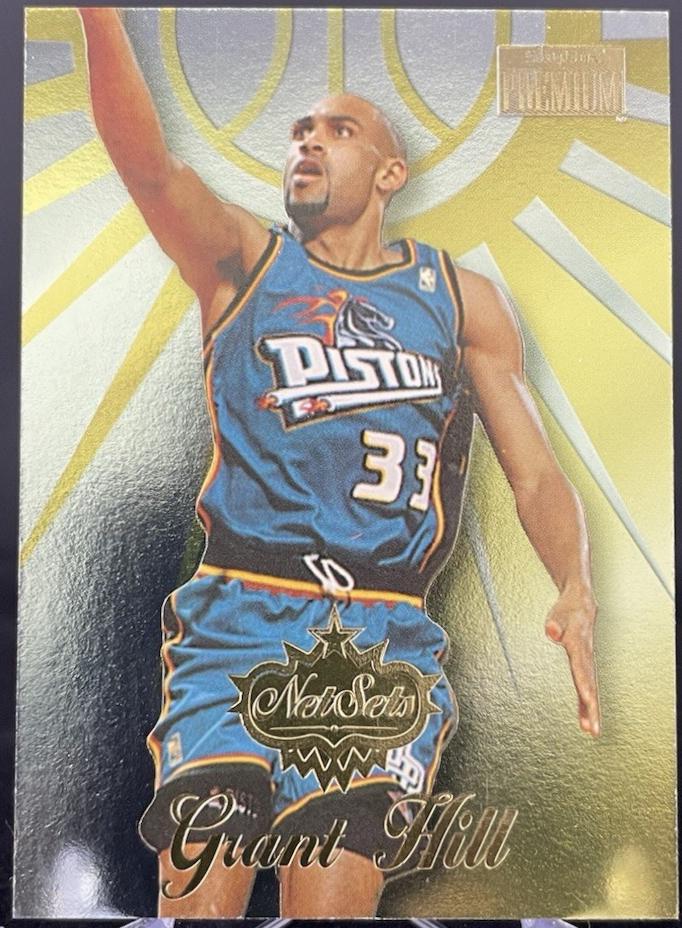 Grant Hill #5 Basketball Cards 1996 Skybox Premium Net Sets