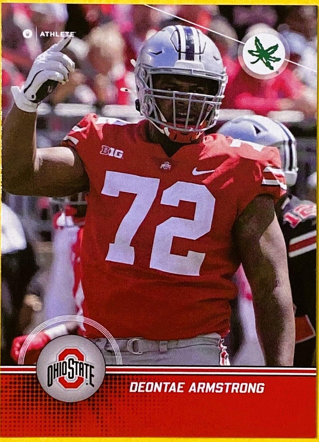 Deontae Armstrong #B-27 Football Cards 2024 Onit Ohio State