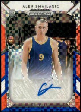 Alen Smailagic #39 2019 Panini Prizm Draft Picks Basketball Draft Picks Prizms Autographs