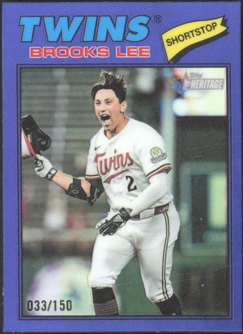 Brooks Lee [Blue Bordered Chrome] #60