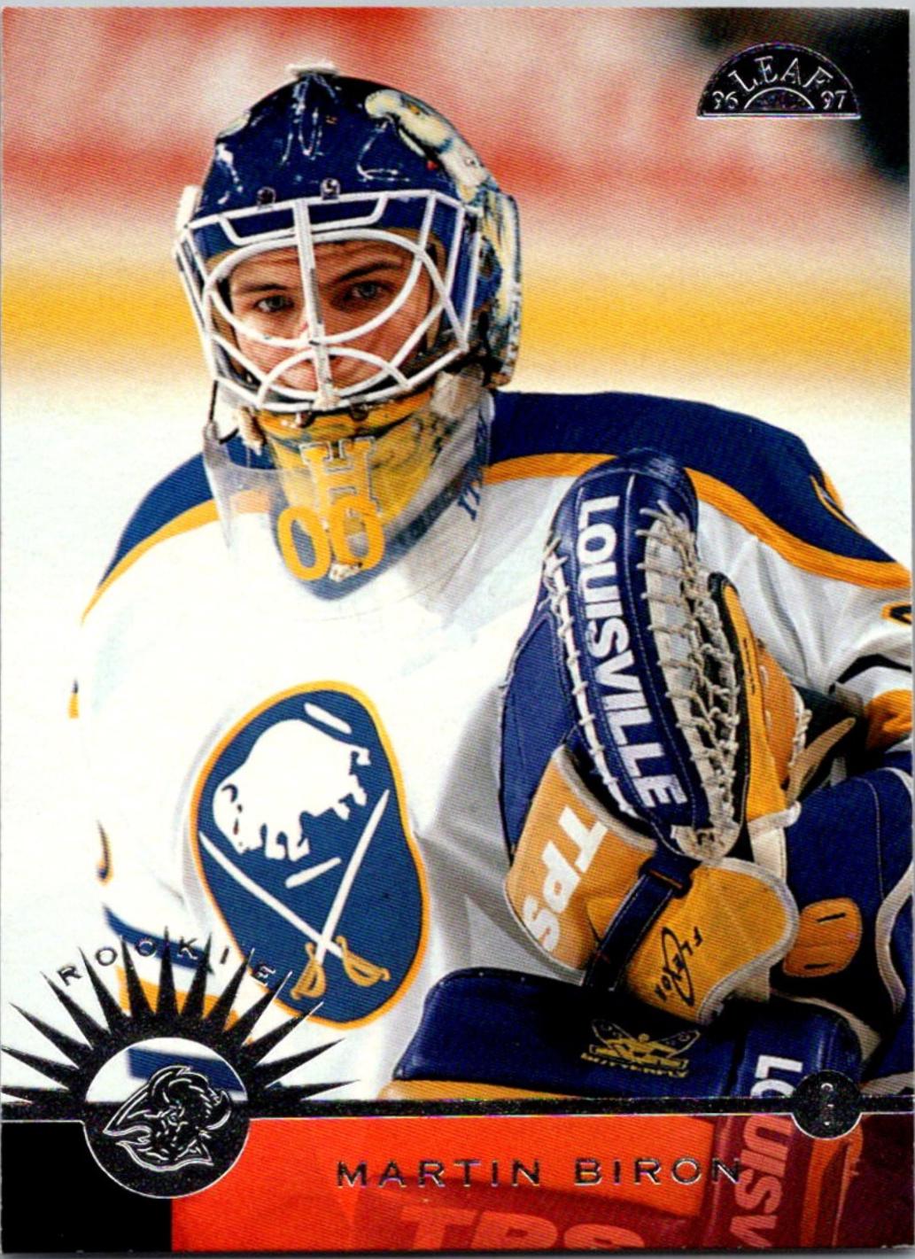 Martin Biron #213 1996-97 Leaf Hockey