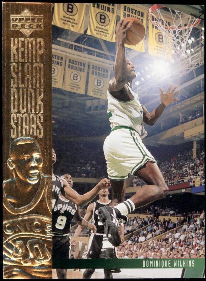 Dominique Wilkins #S19 Basketball Cards 1994 Upper Deck Kemp Slam Dunk Stars