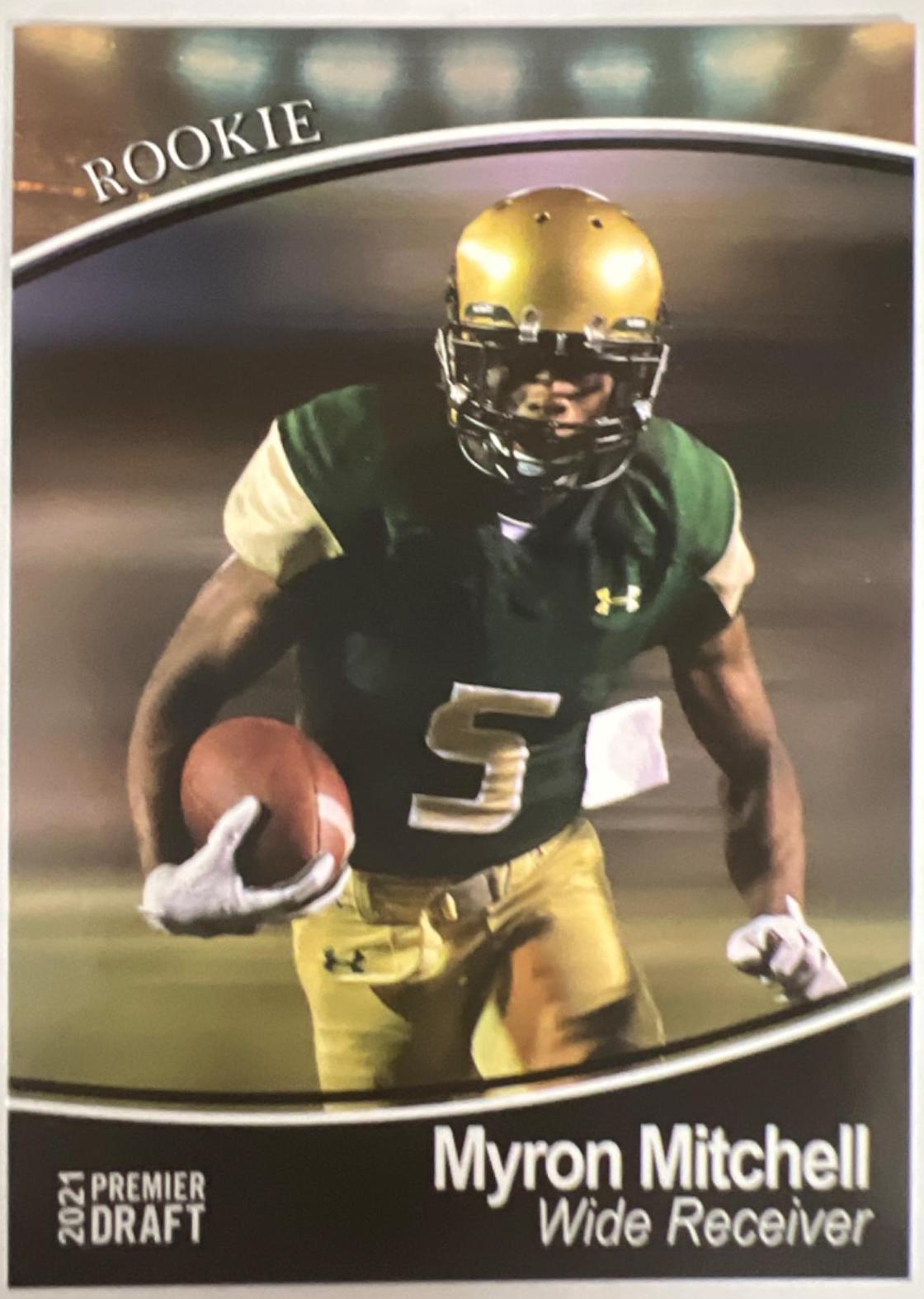 Myron Mitchell #25 2021 Sage Premier Draft Football
