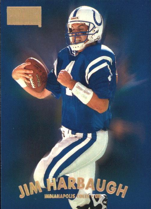 Jim Harbaugh #27 Football Cards 1997 Skybox Premium