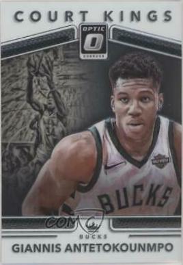 Giannis Antetokounmpo #3 Basketball Cards 2017 Panini Donruss Optic Court Kings
