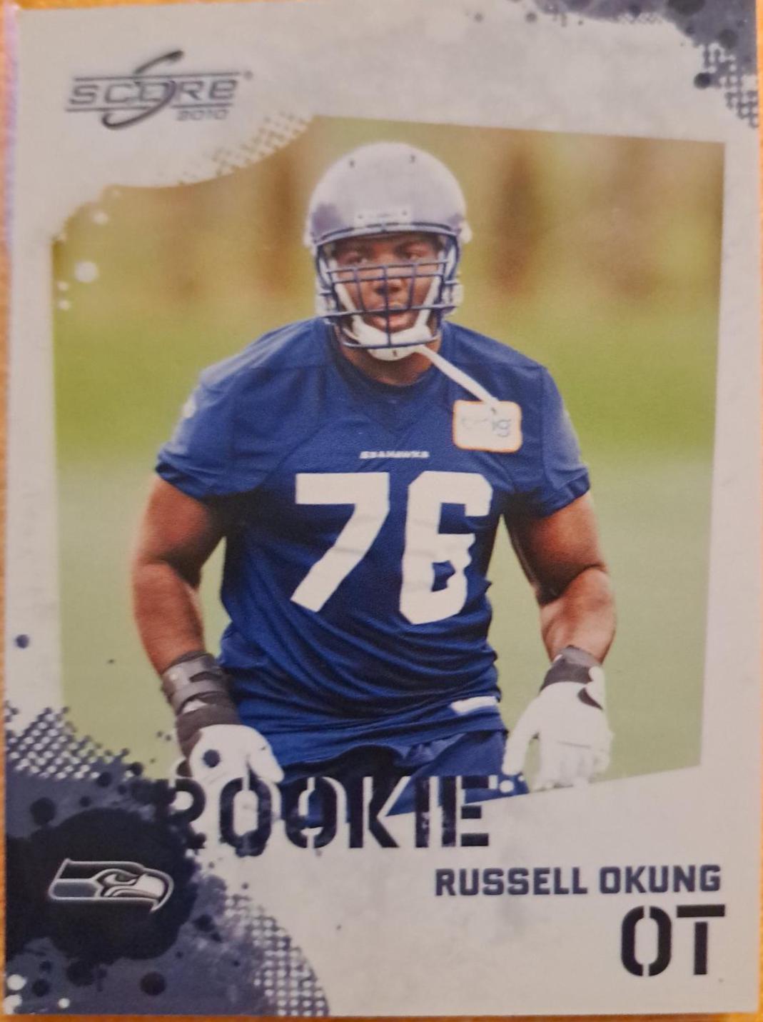 Russell Okung #385 Football Cards 2010 Panini Score