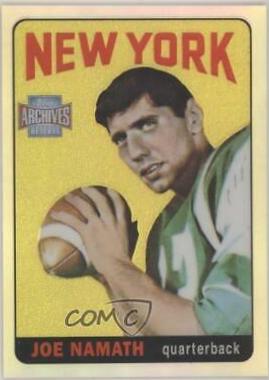 Joe Namath #41 Football Cards 2001 Topps Archives Reserve