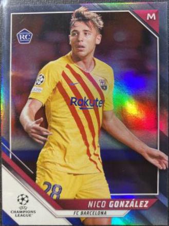 Nico Gonzalez #107 Soccer Cards 2021 Topps UEFA Champions League