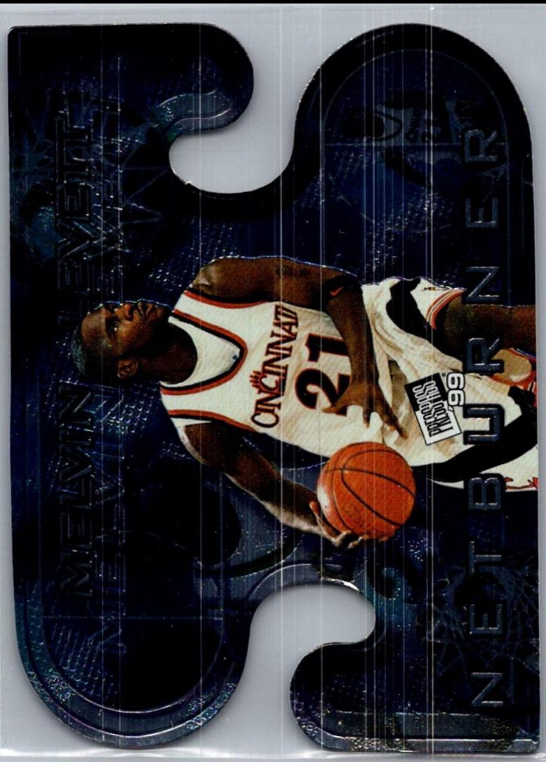 Melvin Levett #NB17 1999 Press Pass Net Burners Basketball