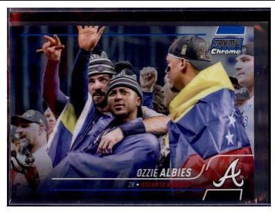 Ozzie Albies [Blue Refractor] #91