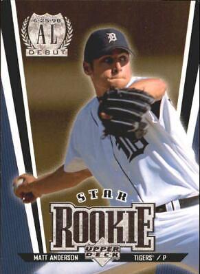 Matt Anderson #3 Baseball Cards 1999 Upper Deck
