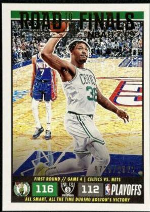 Marcus Smart #32 Basketball Cards 2022 Panini Hoops Road to the Finals