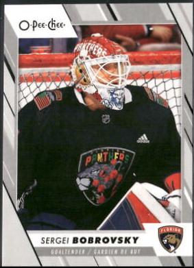 Sergei Bobrovsky #143 Hockey Cards 2023 O-Pee-Chee Pregame Warm-Up Jersey Photo