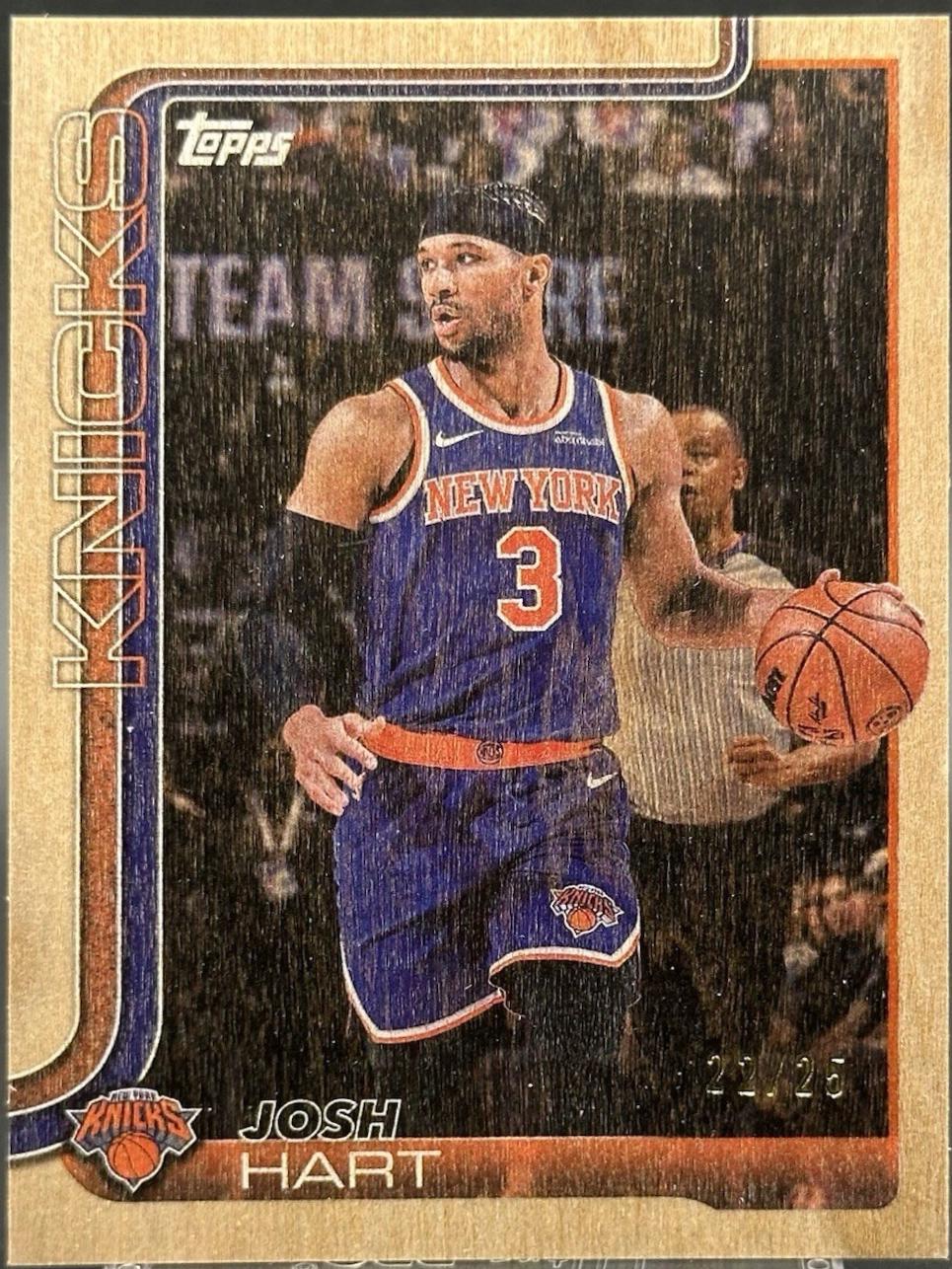 Josh Hart [Wood] #16 Prices | 2025 Topps | Basketball Cards