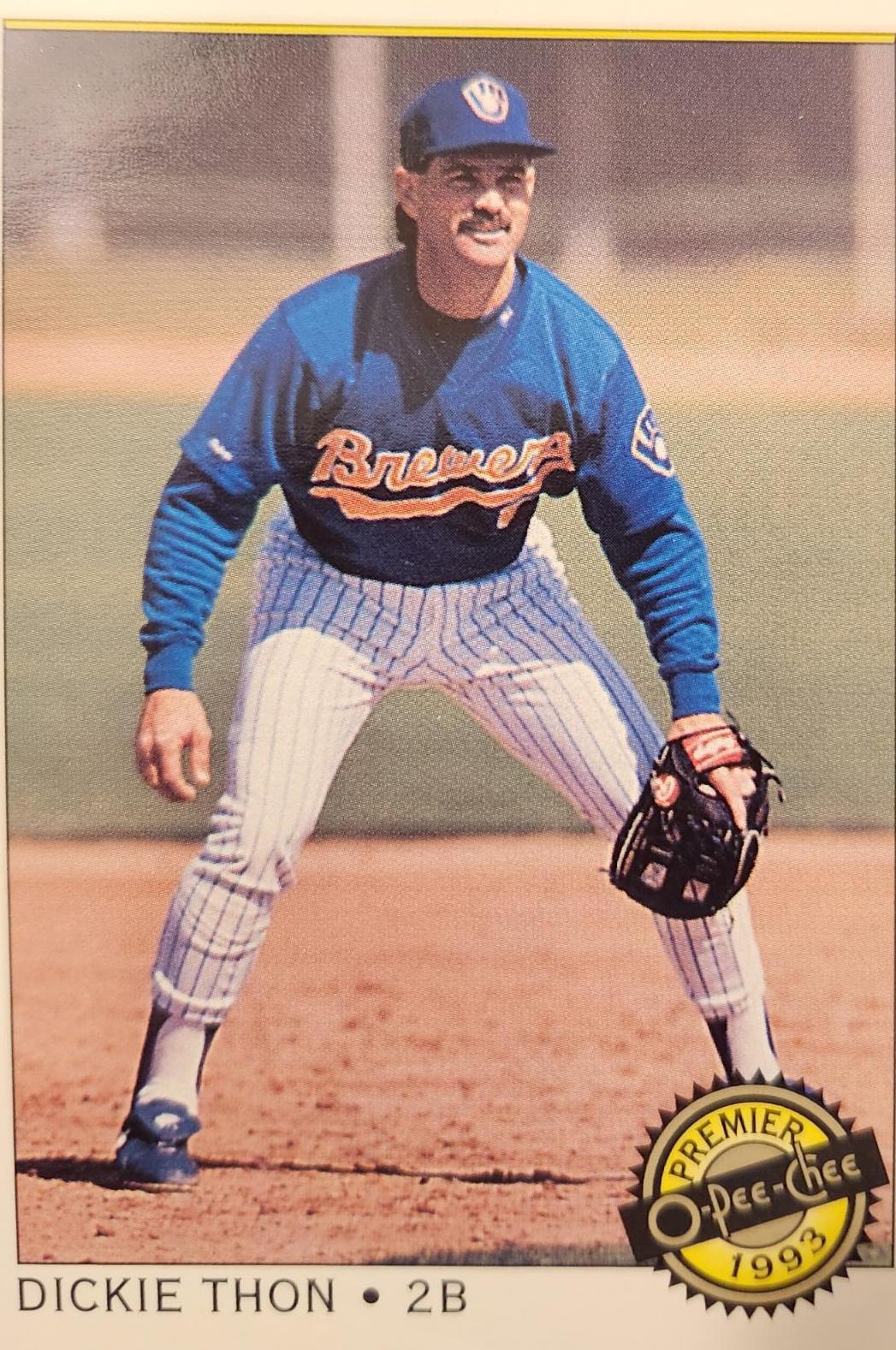 Dickie Thon #16 Baseball Cards 1993 O Pee Chee Premier