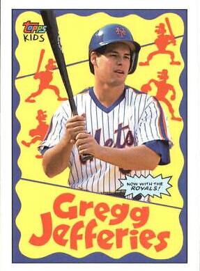 Gregg Jefferies #14 Baseball Cards 1992 Topps Kids