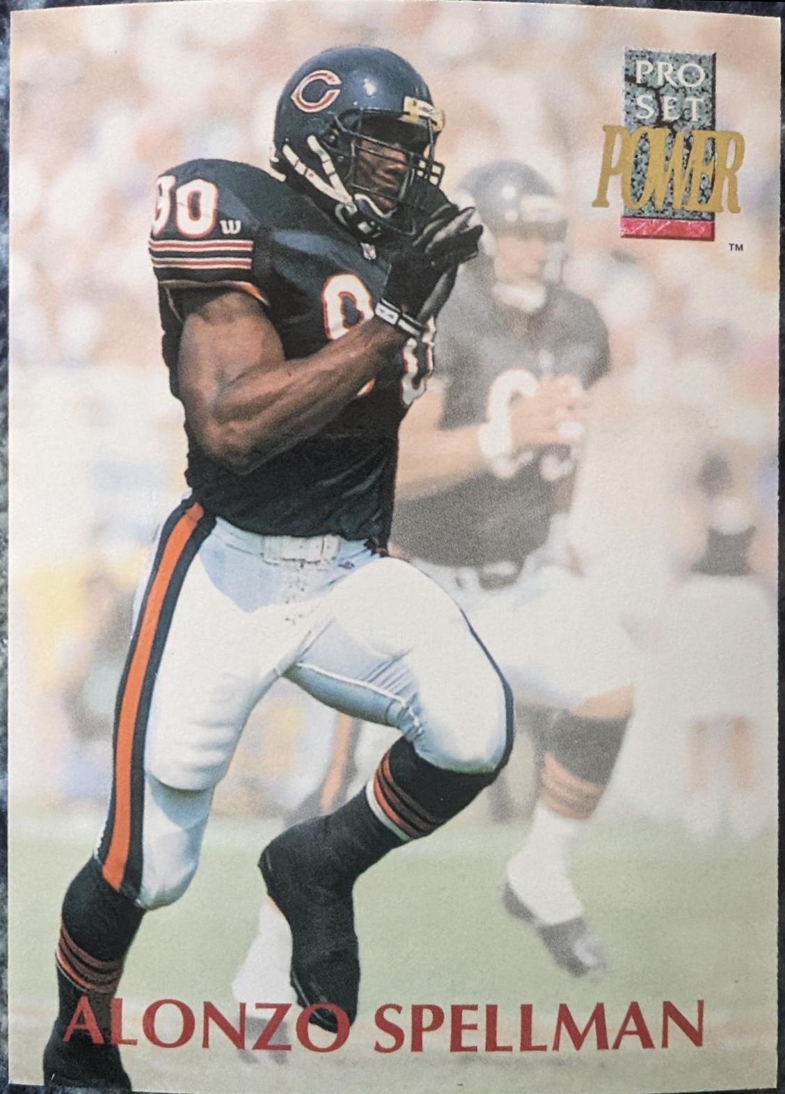 Alonzo Spellman #326 Football Cards 1992 Pro Set Power