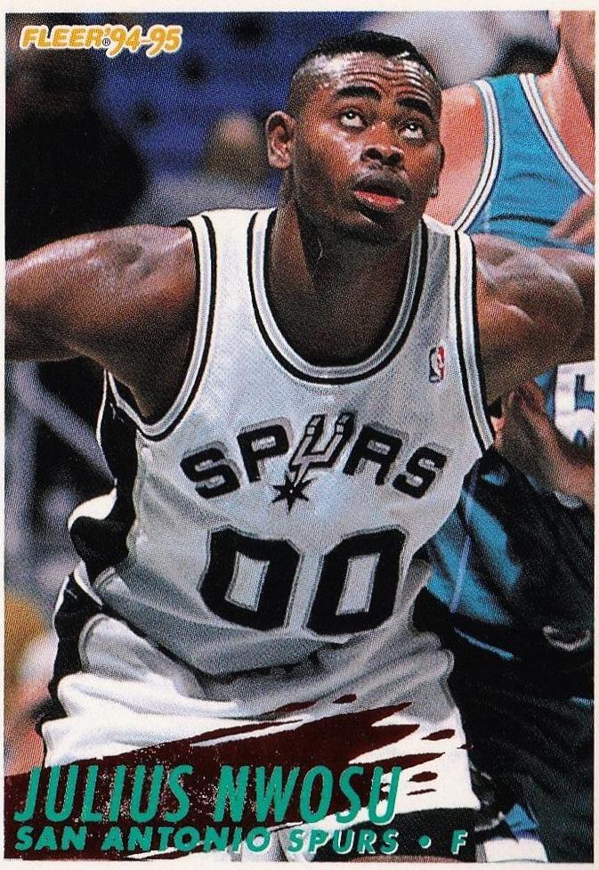 Julius Nwosu #369 Basketball Cards 1994 Fleer