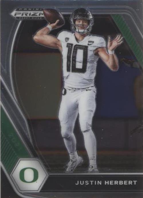 Justin Herbert #20 Football Cards 2021 Panini Prizm Draft Picks