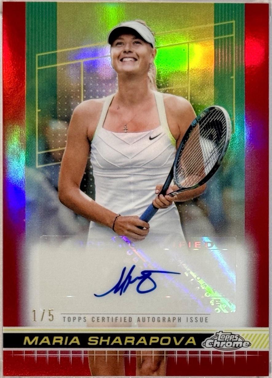 Maria Sharapova [Red Refractor] #TCA-MSA Prices | 2024 Topps