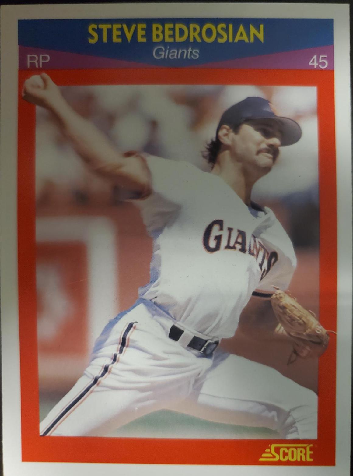 Steve Bedrosian #31 Baseball Cards 1990 Score Superstars