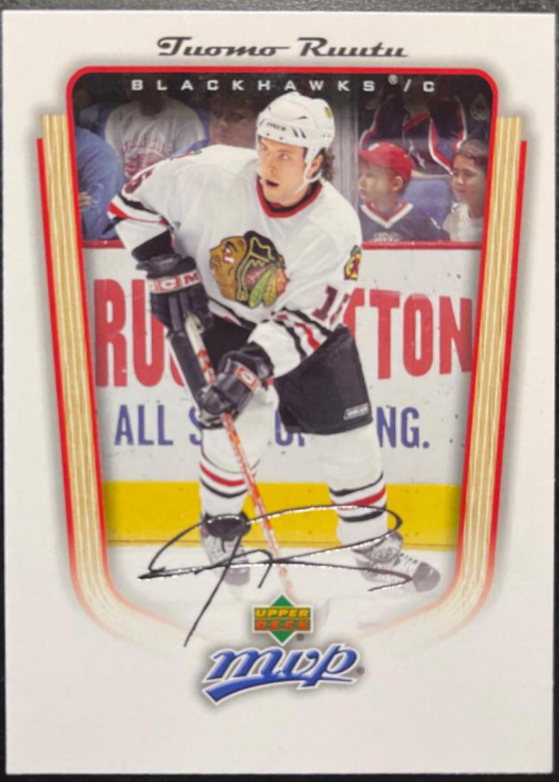 Tuomo Ruutu #86 Hockey Cards 2005 Upper Deck MVP