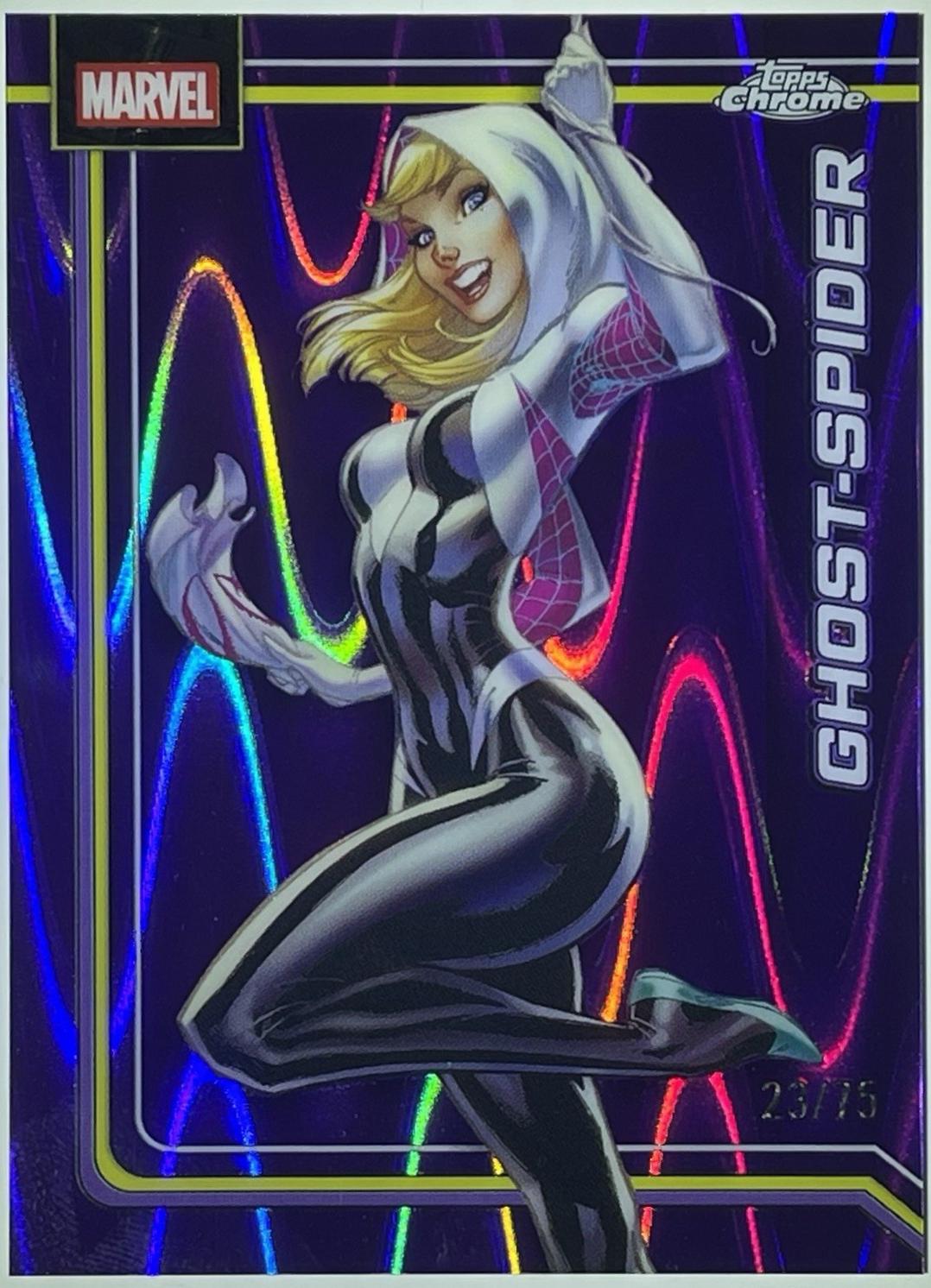 Ghost-Spider Purple RayWave Refractor