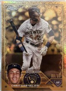 Christian Yelich #7 Baseball Cards 2023 Topps Gilded Collection