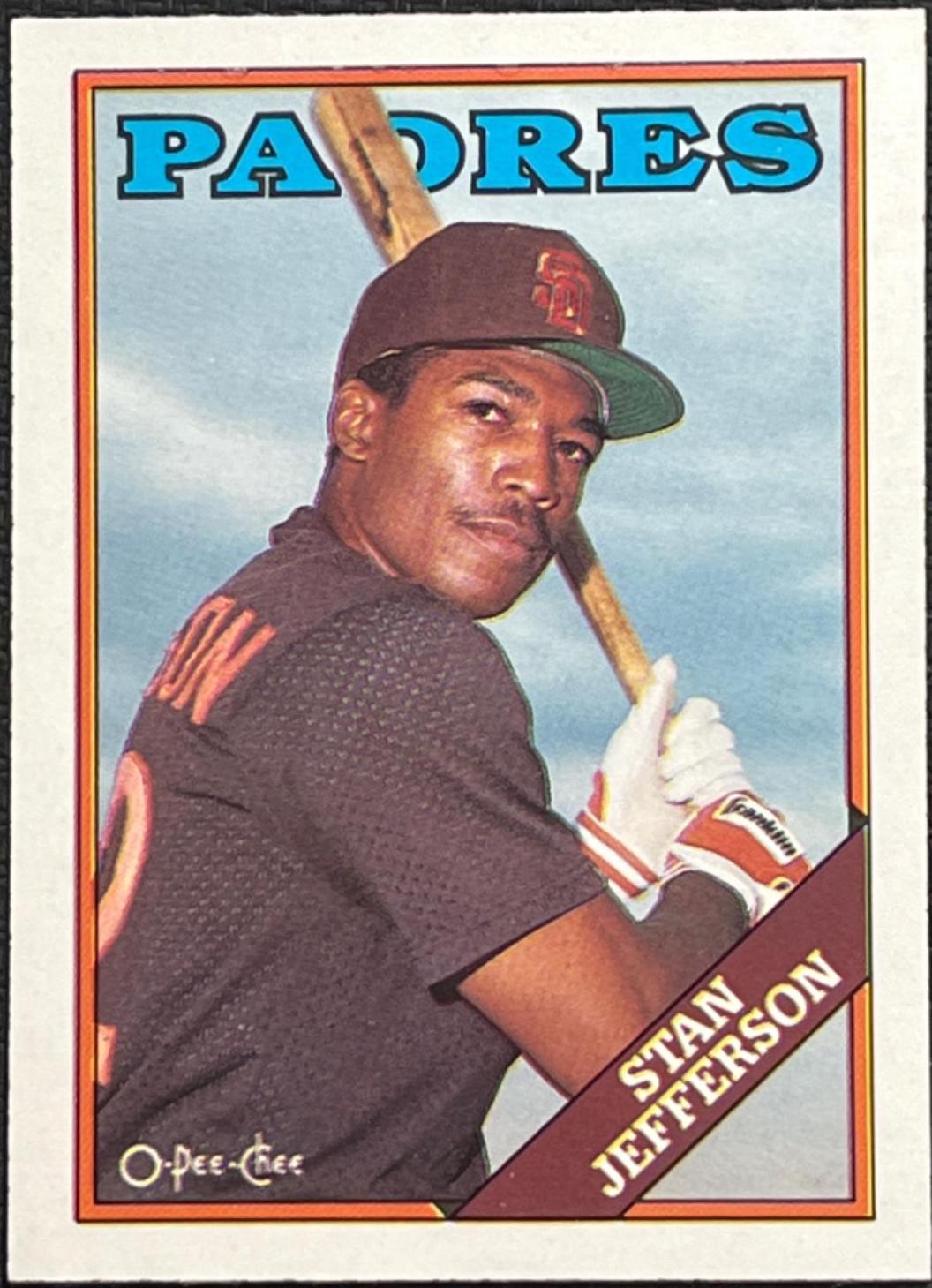 Stan Jefferson #223 Baseball Cards 1988 O Pee Chee