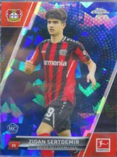 Zidan Sertdemir #36 Soccer Cards 2021 Topps Chrome Bundesliga Sapphire