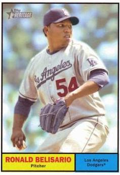 Ronald Belisario #6 Baseball Cards 2010 Topps Heritage