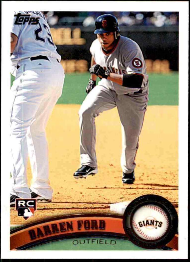 Darren Ford #292 Baseball Cards 2011 Topps