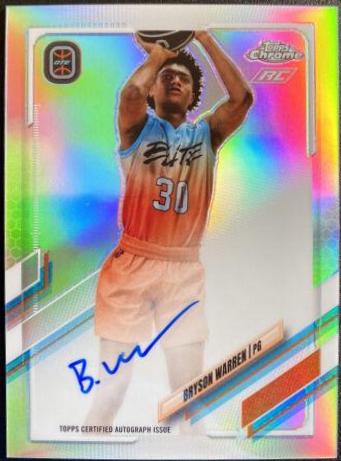 Bryson Warren [Green Refractor] #CA-BW1