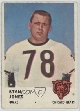 Stan Jones #6 Football Cards 1961 Fleer