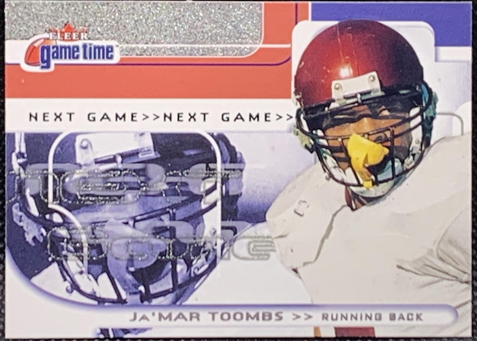 Ja'Mar Toombs #122 2001 Fleer Game Time Football