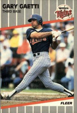 Gary Gaetti #110 Baseball Cards 1989 Fleer