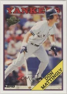Don Mattingly #8 Baseball Cards 2005 Topps All Time Fan Favorites