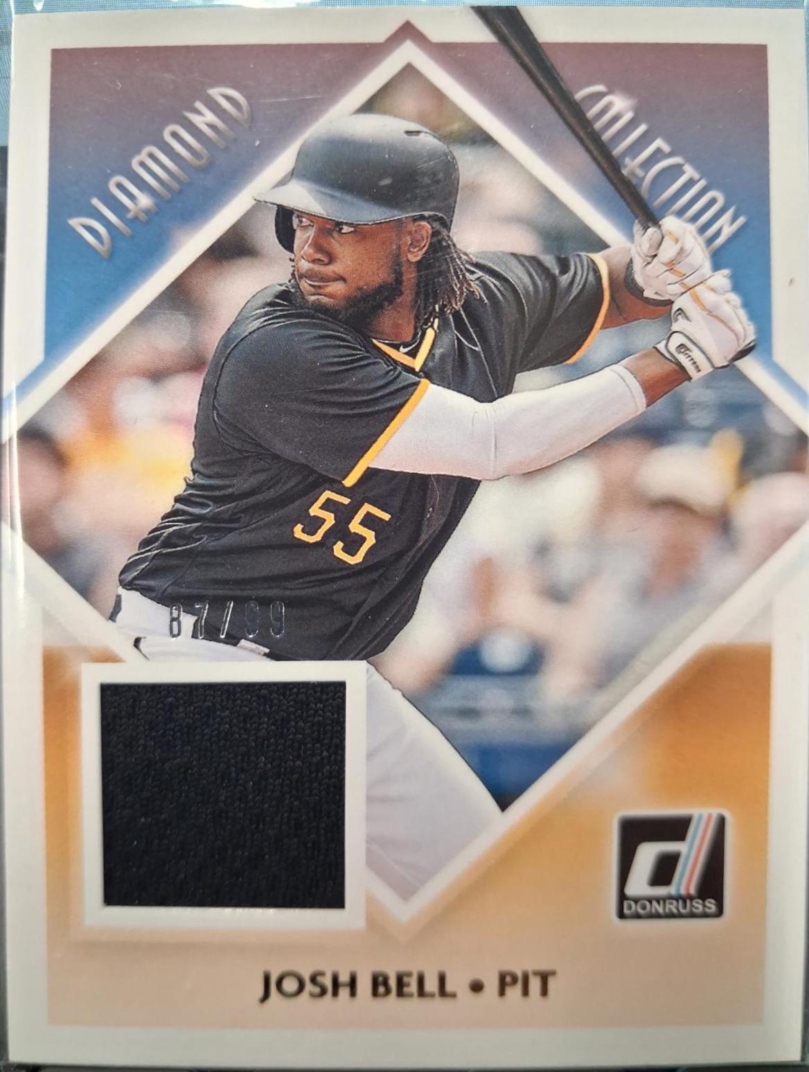 Josh Bell #DC-JV 2018 Panini Donruss Diamond Collection Relics Baseball
