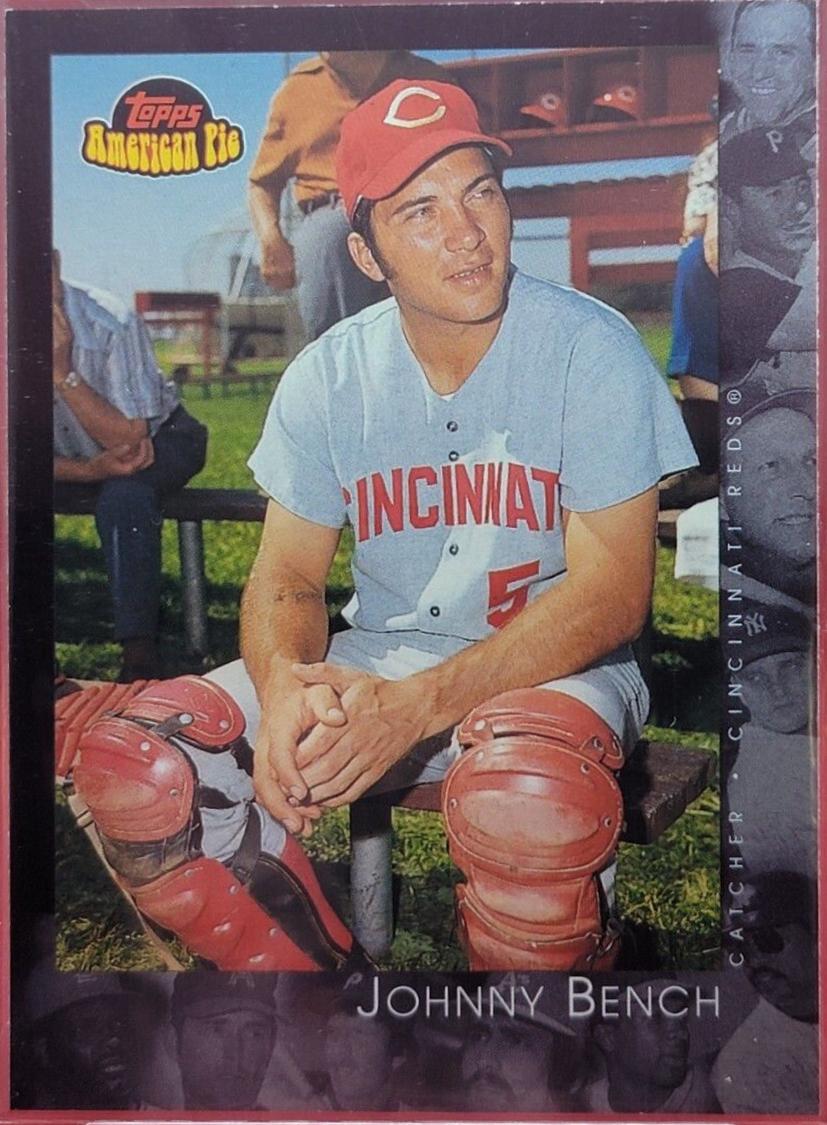 Johnny Bench #49 Baseball Cards 2001 Topps American Pie