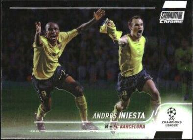 Andres Iniesta #8 2021 Stadium Club Chrome UEFA Champions League